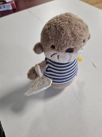 298526 - FEHN Mini Roly-poly Otter – Lodër argëtuese për aftësi motorike për kapje, prekje, ndjesi dhe shpim – Për foshnje dhe fëmijë të vegjël nga 0+ muajsh