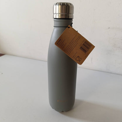 302281 - SHISHE e izoluar prej çeliku inox, ngjyrë reer, vëllimi total 500 ml, izolim perfekt deri në 24 orë, çelik inox, gri