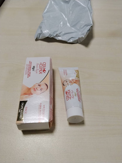 301405 - CERA DI CUPRA Krem Depilues për Fytyrën dhe Zonat Delikate, 50ml, Pa Parabene, Testuar Dermatologjikisht