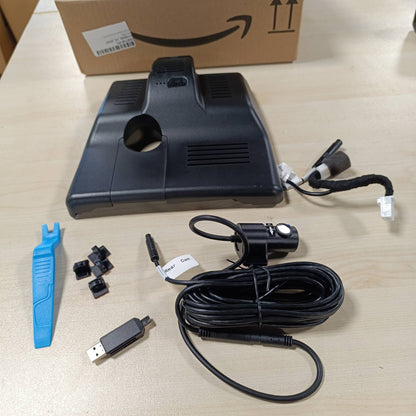 266022 - FITCAMX Kamera e Dashit Përpara dhe Pasme 2160P+1080P, e përputhshme me Hyundai IONIQ 5 2022-2024, video OEM 4K WiFi, regjistrim loop, sensor G, kamera WDR, kartë 128GB
