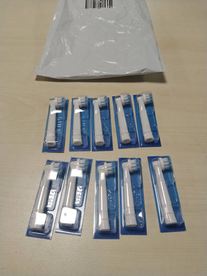 296786 - ORAL-B Koka Furçash Zëvendësuese Pro, 10 copë, të bardha, me fije ultra të buta për mishra dhëmbësh më të shëndetshëm, për furçat elektrike Oral-B Pro
