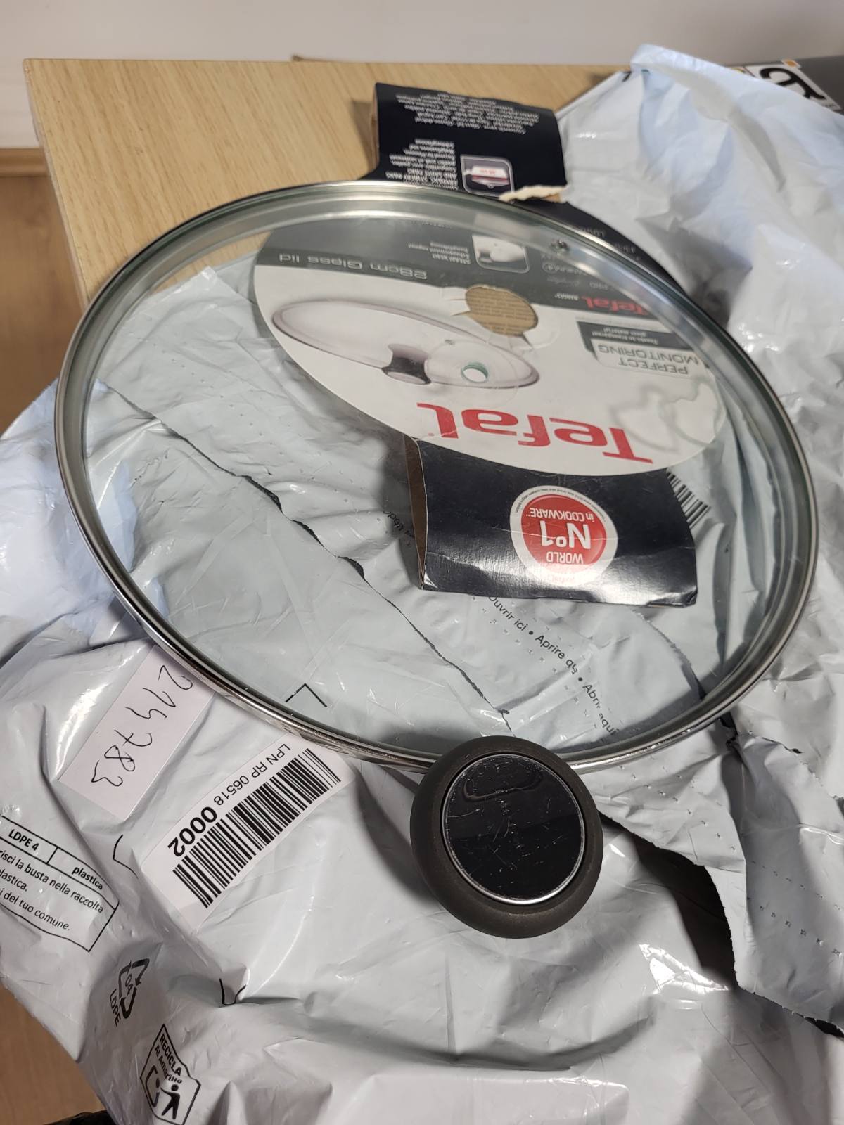 184786 - TEFAL Tigan për Krepa Easy Cook & Clean, 25 cm, Veshje jo-ngjitëse, Sinjal Termik, Tregues Temperature, E Zezë, Modeli B5550933