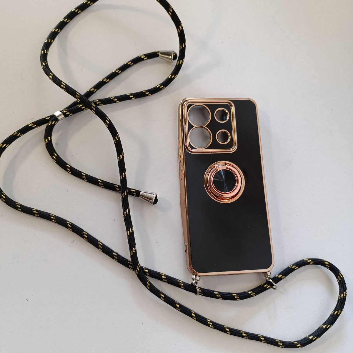 296481 - XIAOMI Mbrojtëse me kordon për Redmi Note 13 Pro 5G, mbulesë makine me unazë magnetike 360°, rezistente ndaj goditjeve