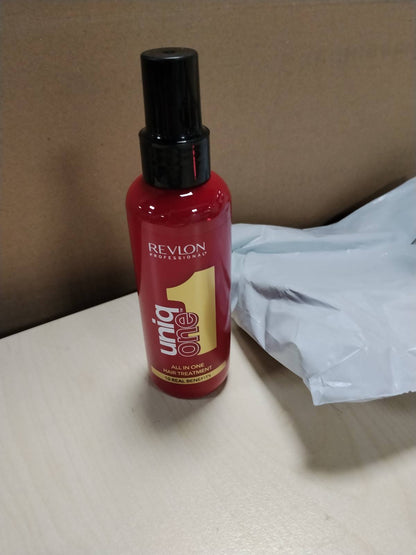 297549 - REVOL PROFESSIONAL UniqOne Trajtim Flokësh Classic, 150 ml, trajtim flokësh pa lënie për krehje dhe shkëlqim më të mirë, kujdes për flokët pa shpëlarje, sprej kundër kaçurrela me mbrojtje nga nxehtësia, vegan