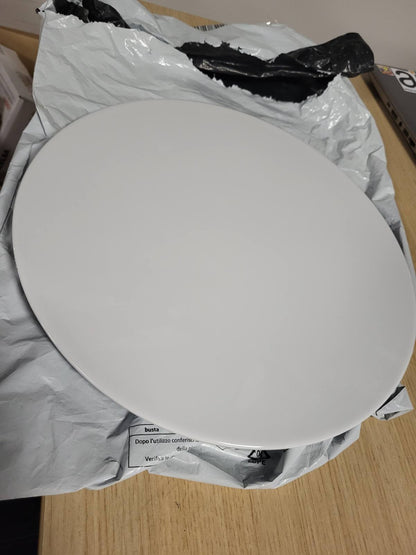 232110 - MBAJTÃ‹SE PÃ‹R TORTÃ‹ e RRUMBULLAKÃ‹T, të Bardha, me Bazë Rrotulluese, me Përmasa 32cm x 10cm