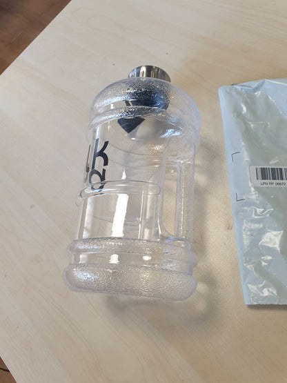 298687 - Shishe uji gjysmë galoni, shishe për pije sportive, transparente, 2.2 litra