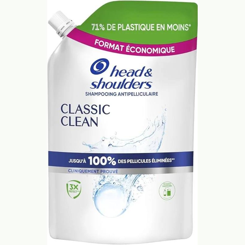 316709 - HEAD & SHOULDERS Shampo klasike kundër zbokthit, mbushje 550ml, deri në 100% të zbokthit të hequr, e provuar klinikisht, e testuar dermatologjikisht
