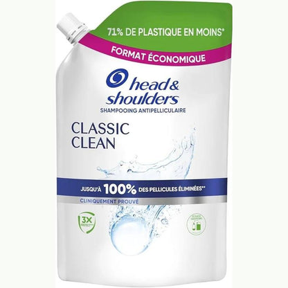 316709 - HEAD & SHOULDERS Shampo klasike kundër zbokthit, mbushje 550ml, deri në 100% të zbokthit të hequr, e provuar klinikisht, e testuar dermatologjikisht