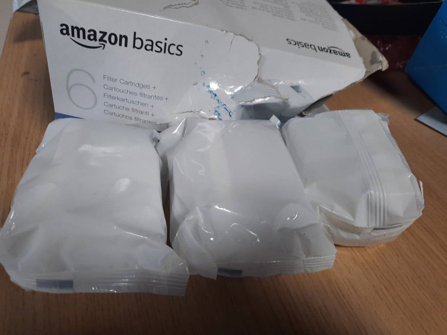 184410 - AMAZON BASICS Fishekë Filtri Uji, Pako prej 6 Copë, Të Pajtueshëm me Të Gjitha Sistemet BRITA dhe PerfectFit