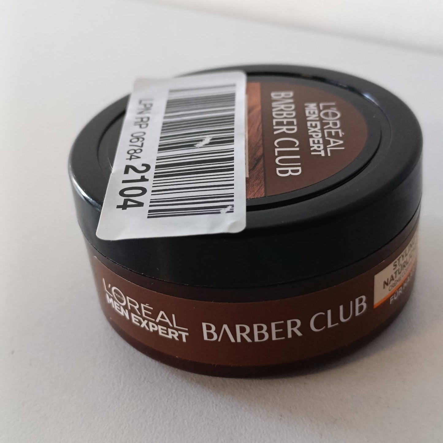322069 - L'OREAL MEN EXPERT Pomadë për stilimin e mjekrës, dyllë flokësh dhe mjekre, 75 ml, me aromë druri dhe vaj esencial kedri, Barber Club