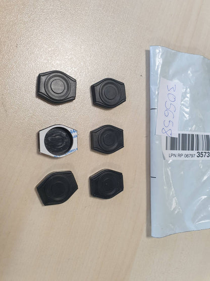 305658 - DHSBGWSX Mbulesë për Webkamera me 6 copë, mbulesë mbrojtëse për kamerën e laptopit, mbulesë për privatësinë e telefonit celular, aksesorë për kamerën, rrëshqitës mbrojtës për kamerën e kompjuterit, kuti mbrojtëse për kamerën (e zezë)