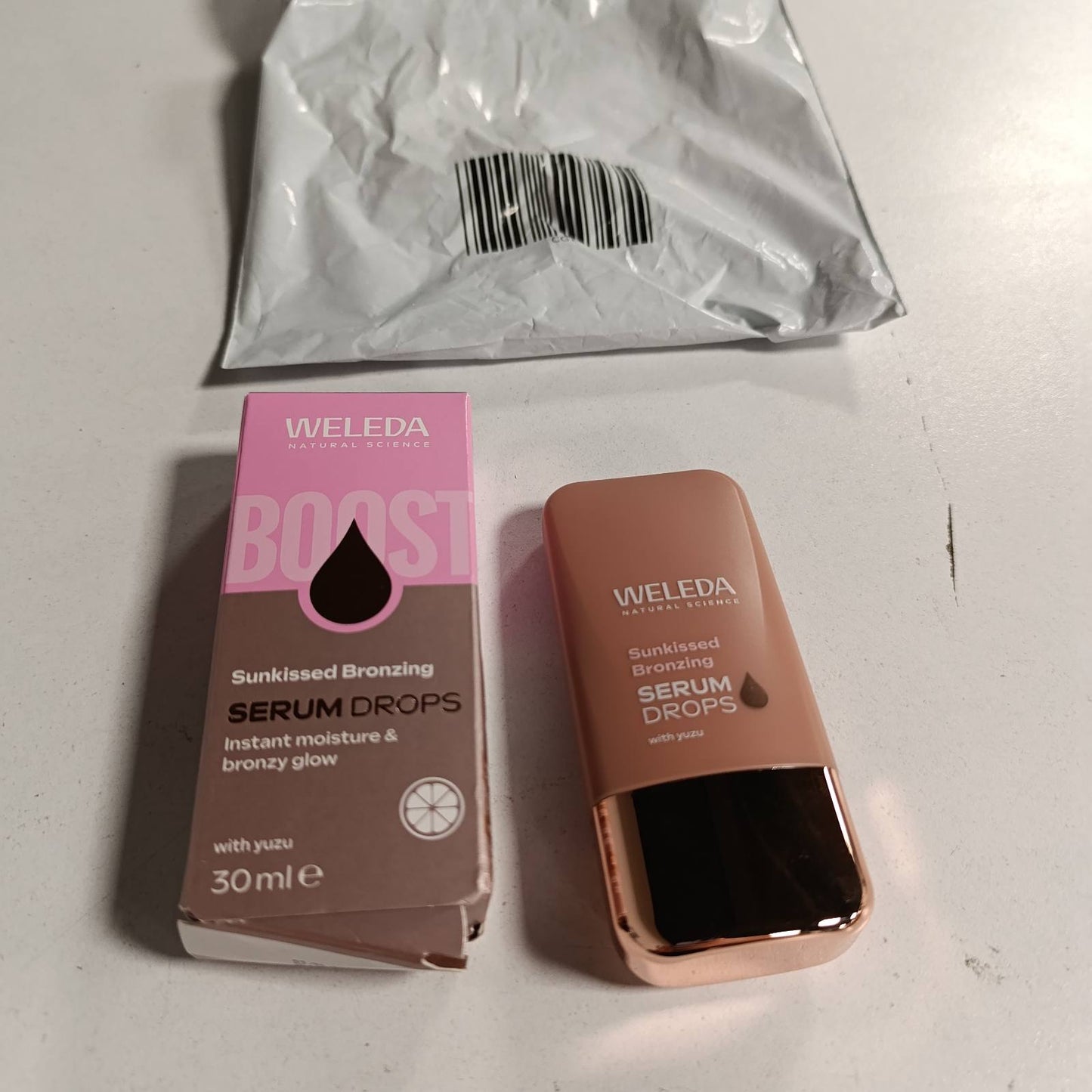 318292 - WELEDA - Pika serumi bronzues Sunkissed, 30 ml, Kujdes i personalizuar, Efekt shkëlqimi i shëndetshëm