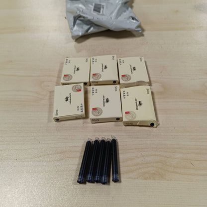 277170 - PAKO me 6 fishekë boje JINHAO (30 copë), mbushëse stilolapsash për stilolapsa JINHAO dhe Baoer (blu/e zezë)