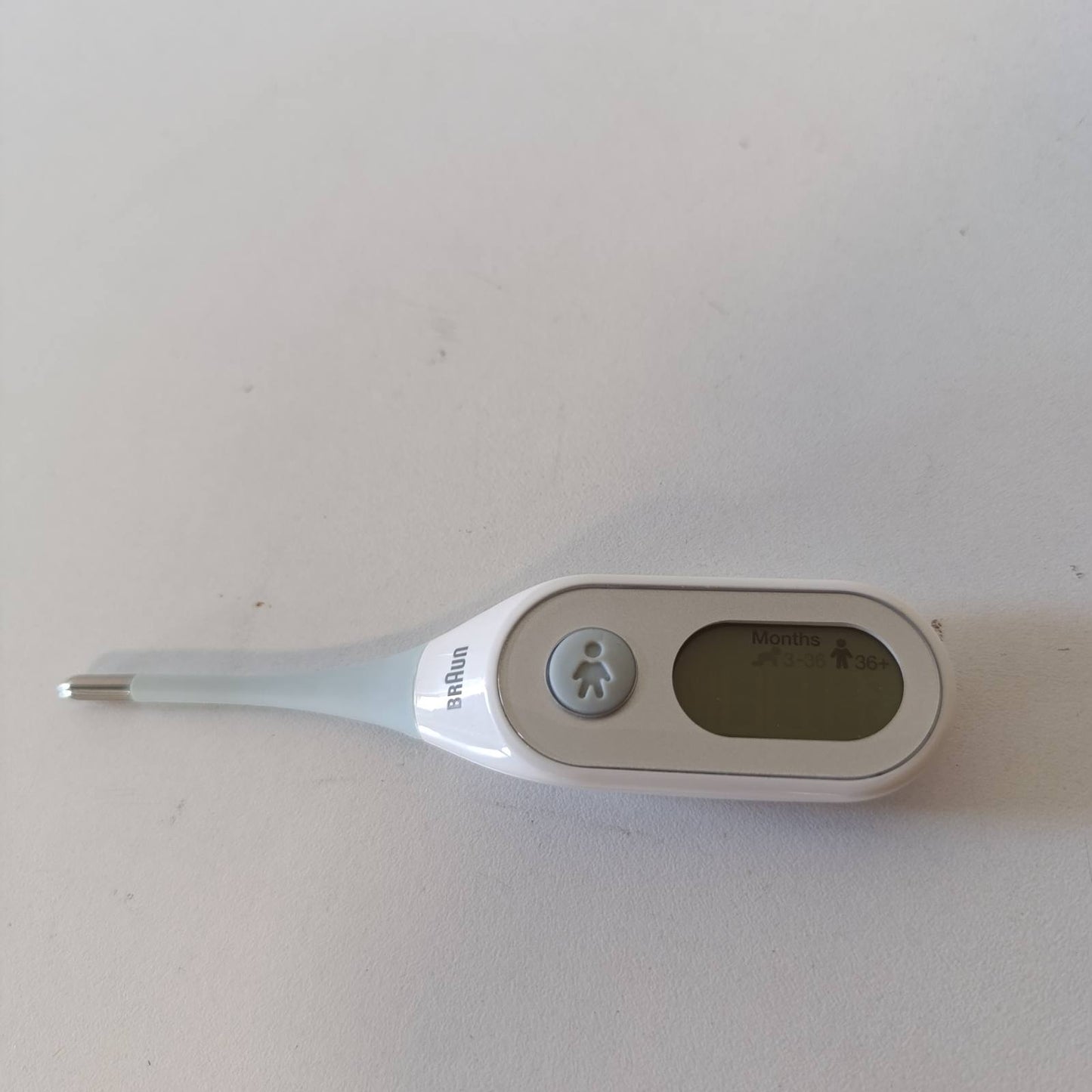 275742 - BRAUN Termometër dixhital preciz PRT2000 | Shkop dixhital për vende të ndryshme | Oral, Rektal ose Nën sqetull | I përshtatshëm për foshnje dhe fëmijë