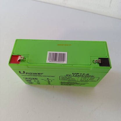 296187 - Bateri Plomb AGM 6V 12Ah