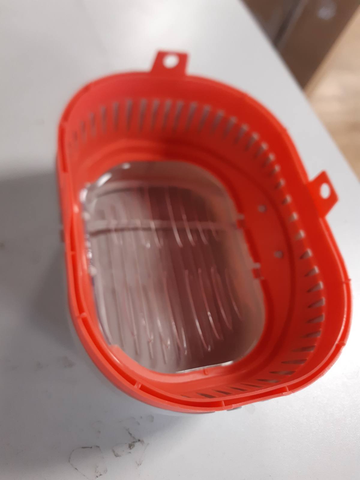 185340 - FERPLAST ALADINO Ferplast ALADINO MEDIUM Mbajtëse Kafshësh për Derra Guinea dhe Brejtës të Tjerë, Plastike me Kapak Transparent, Hapësira Ventilimi dhe Dorezë