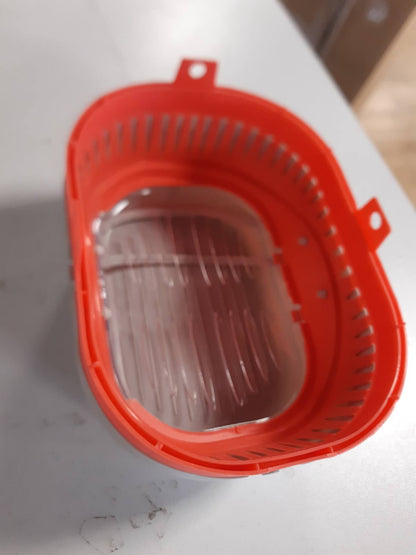185340 - FERPLAST ALADINO Ferplast ALADINO MEDIUM Mbajtëse Kafshësh për Derra Guinea dhe Brejtës të Tjerë, Plastike me Kapak Transparent, Hapësira Ventilimi dhe Dorezë
