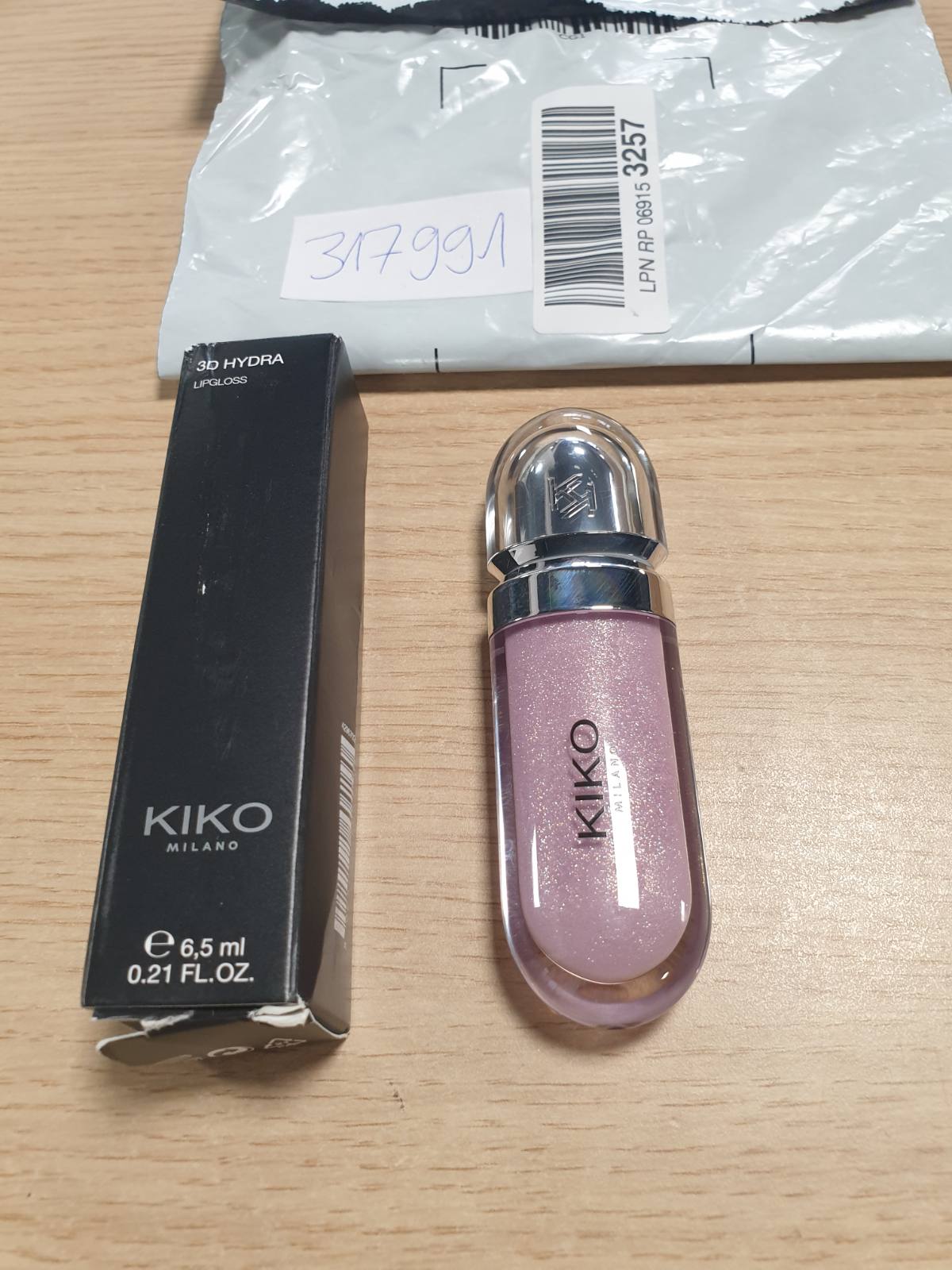 317991 - KIKO MILANO Shkëlqyes buzësh 3D Hydra Lipgloss 27, hidratues dhe voluminues, 5.5 ml