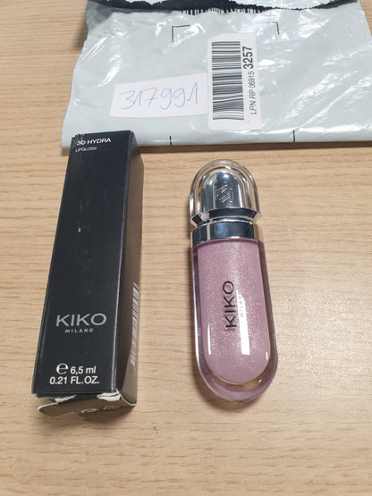 317991 - KIKO MILANO Shkëlqyes buzësh 3D Hydra Lipgloss 27, hidratues dhe voluminues, 5.5 ml