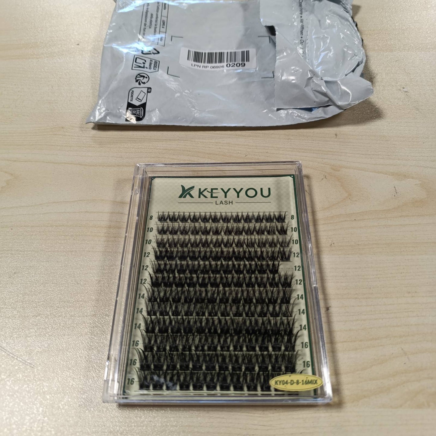 275665 - GEMERRY - Set Individual Zgjatjesh Qerpikësh me 60D Cluster Lashes 0.07D - 10-18mm - Set Zgjatjesh Qerpikësh DIY