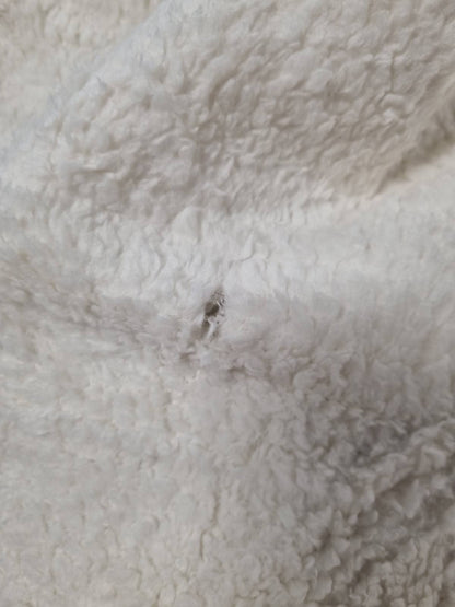 224388 - BEDSURE - Batanije komode për divan, e butë dhe e ngrohtë prej leshi, 150 x 200 cm, Krem i bardhë