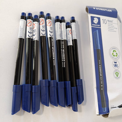 320637 - STILOLAPS STAEDTLER 326-9 Fiber Noris Club, afërsisht 1.0 mm, i lahet, 9 copë në një kuti kartoni, i zi