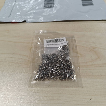 274598 - CORTNEY Kapëse karavidheje me 100 copë, 250 copë unaza kërcimi të hapura prej çeliku inox