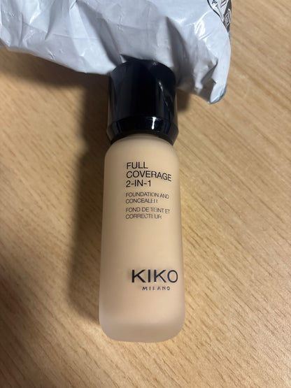 317427 - KIKO MILANO Fondatinë dhe Korrektor 2-në-1, 39 N10, Mbulim i Plotë, Mbulim i Lartë.
