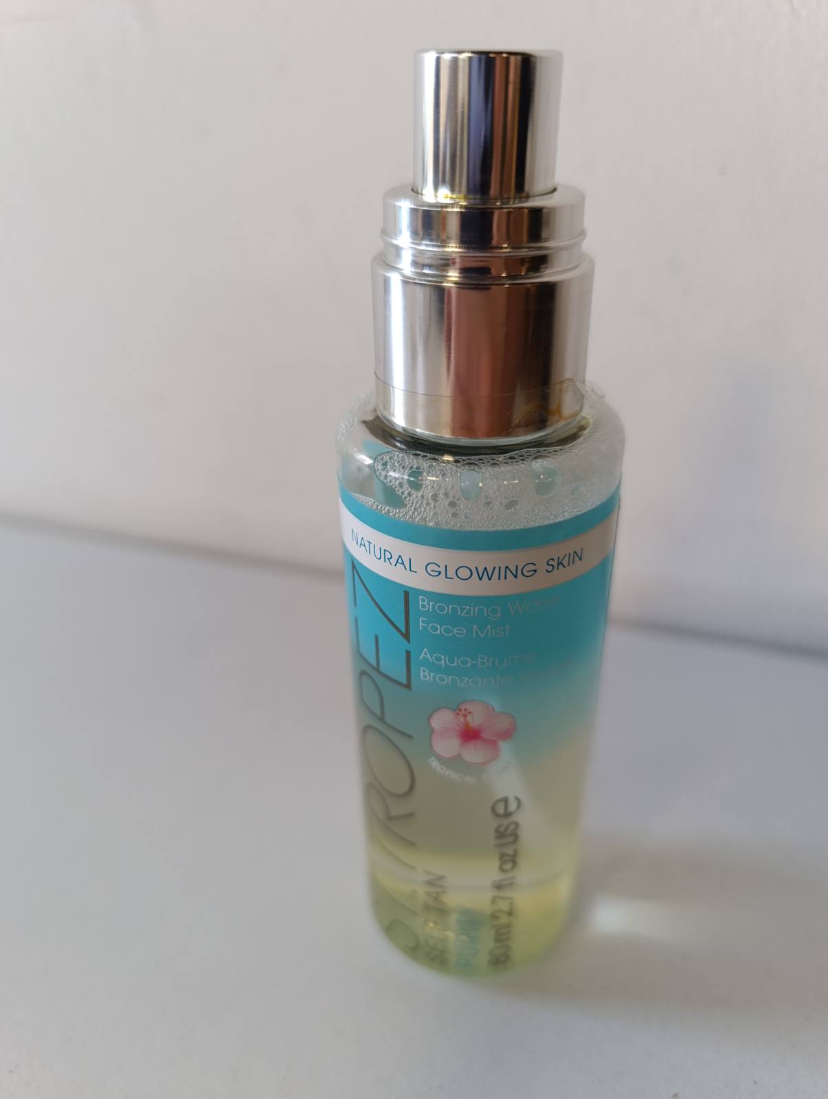 317237 - ST. TROPEZ Self-Nxirje Purity Water Bronzing Face Mist, Hipoalergjik, Tonik për Fytyrën, Transparent, 80 ml