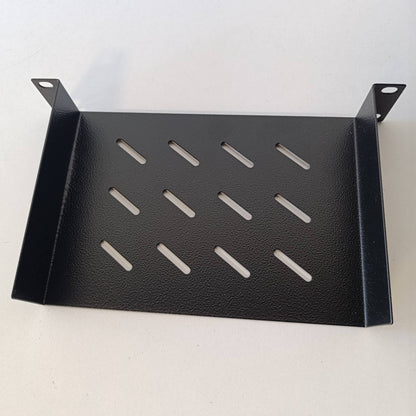 299966 - DIGITUS Raft 1U - 10 inç (254 mm) - Thellësi 150 mm - Fletë çeliku e shpuar - E zezë