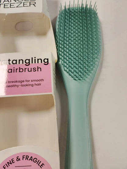 300954 - TANGLE TEEZER – Furçë flokësh Ultimate Detangler për flokë të lyer, të hollë, qime të buta me dy nivele, ngjyrë benzine e errët