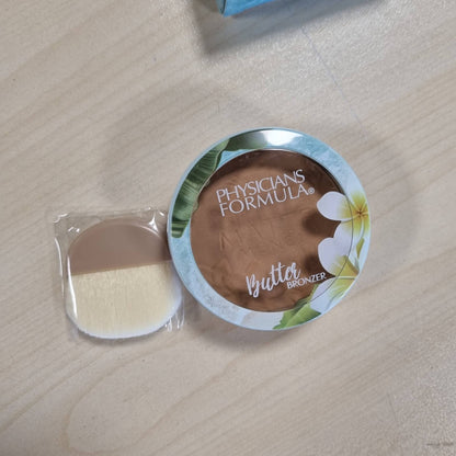 303632 - PHYSICIANS Formula Pluhur Bronzues me Gjalpë Monoi Matte, I papërshkueshëm nga uji, Ideale për Bronzues dhe Konturues, Nuanca: Bronzues i Thellë