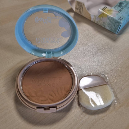 303632 - PHYSICIANS Formula Pluhur Bronzues me Gjalpë Monoi Matte, I papërshkueshëm nga uji, Ideale për Bronzues dhe Konturues, Nuanca: Bronzues i Thellë
