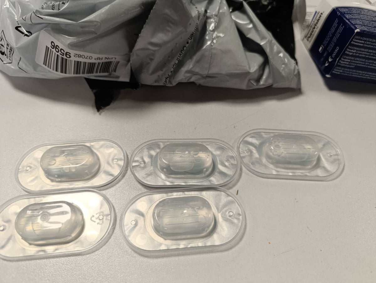 298218 - BAUSCH + LOMB Lente Kontakti mujore PureVision 6 copë BC 8.6 mm DIA 14 -0.5 dioptri
