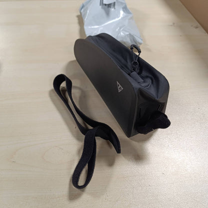 288683 - TOPLOADER Çantë biçiklete DryBag 1 L, e papërshkueshme nga uji, e bërë nga TPU, me ngjitje me Velcro ose vidë, e zezë