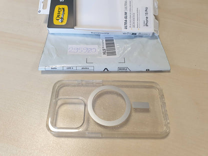 295980 - OTTERBOX Mbështjellëse transparente Symmetry Clear për MagSafe për iPhone 15 Pro, rezistente ndaj goditjeve, e testuar 3 herë sipas standardit ushtarak, Stardust