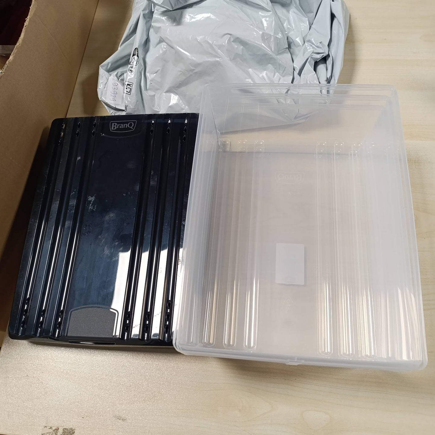 293929 - BRANQ Kuti këpucësh thelbësore, plastike, 8l, set me 3 copë