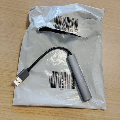 274727 - AISENS A106-0859 Qendër USB 3.0 Alumini, 1XUSB3.0 A/H + 3XUSB2.0 A/H, Gri, 10 cm