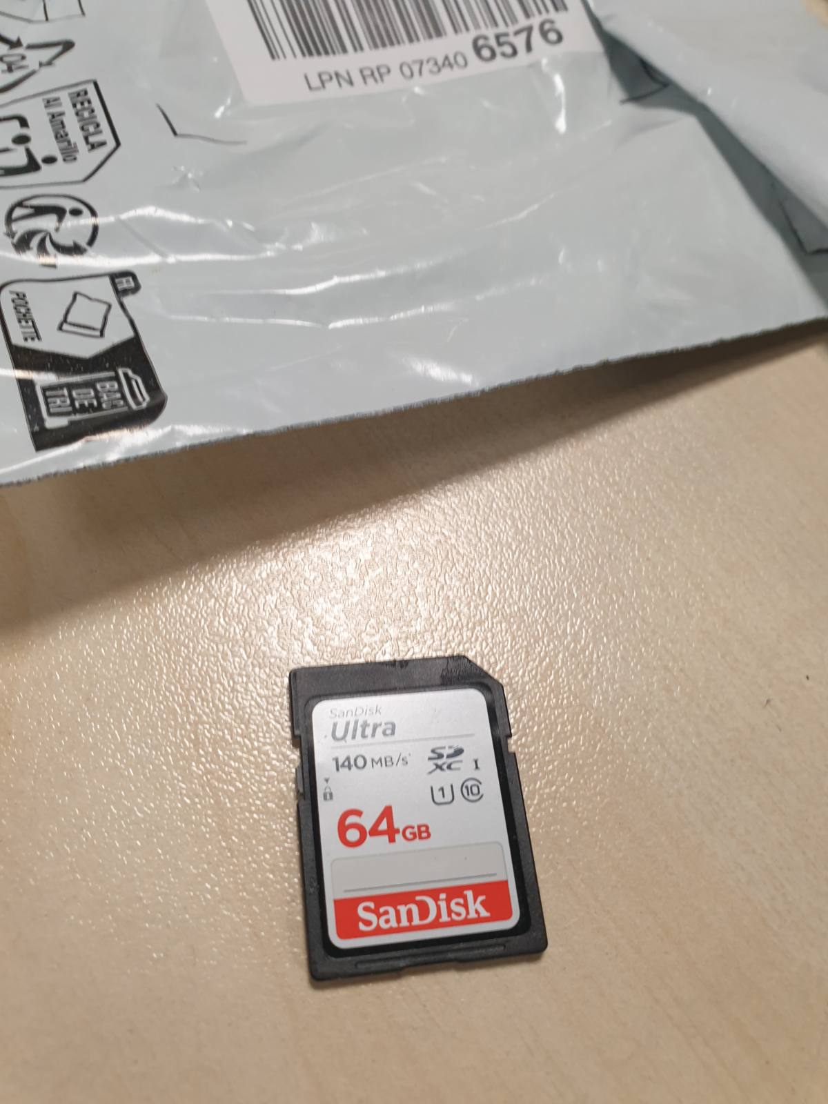 273658 - SANDISK Kartë 64GB Ultra SDXC, Shpejtësi deri në 140MB/s, Vlerësim A1, UHS-I, Klasa 10, U1