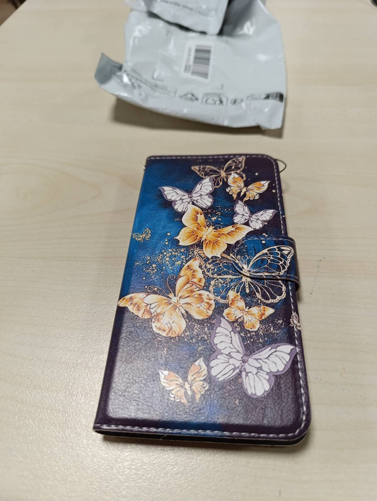 309269 - TOMYOU Mbështjellës për Samsung Galaxy S21, Flutur e Artë