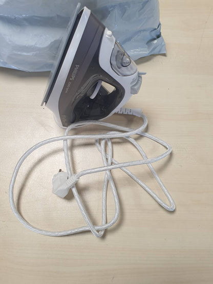 277483 - PHILIPS Hekur Seria 2000 - Fuqia 2000W, Shtim avulli 110g, Prodhim avulli 25g/min, Pllakë qeramike rezistente ndaj gërvishtjeve, Depozitor uji 250ml, Gri (DST2020/80)