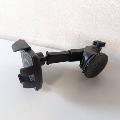 274366 - HOPPAC Mbajtëse telefoni për makinë, Montim telefoni për makinën në panelin e kontrollit dhe xhamin e përparmë, rrotullim 360 gradë dhe lirim i shpejtë, për telefona inteligjentë 4-7 inç