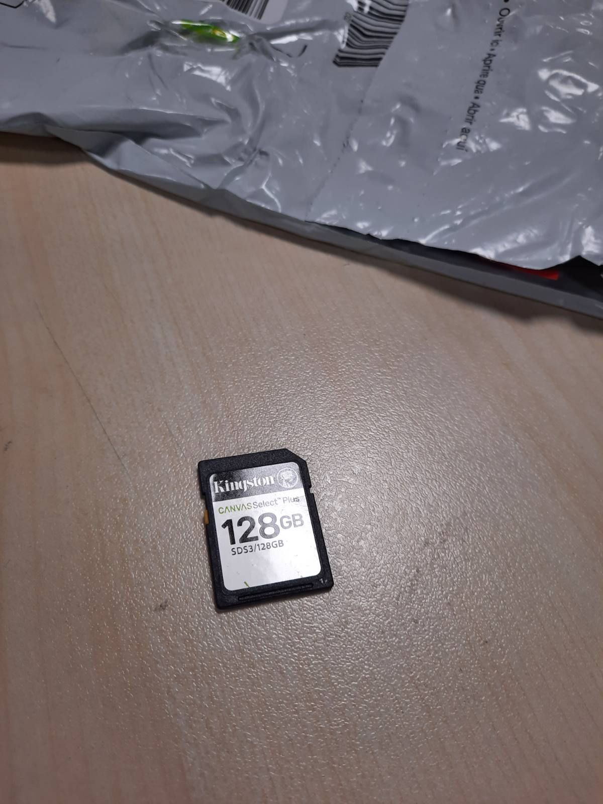 274122 - Kingston Kartë memorieje Canvas Select Plus SD 128GB SDXC Gen3 150MB/s C10 UHS-I U1 V10, SDS3/128GB