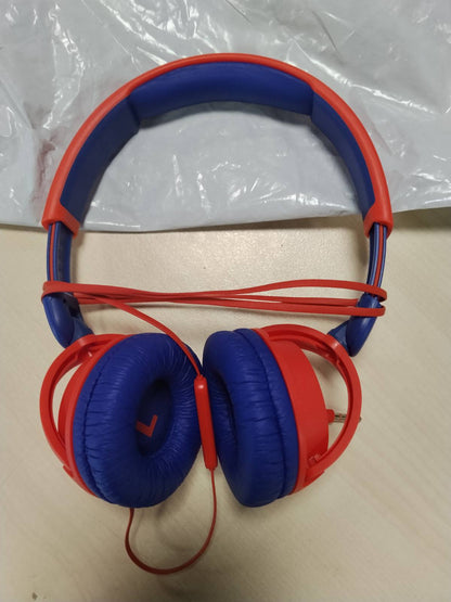 320056 - JBL Kufje Jr310 On-ear për Fëmijë, Kufje me Tela, Telekomandë, Ngjyrë e Kuqe-Blu