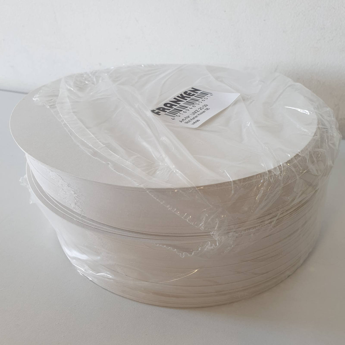 309966 - KARTAT E MODERIMIT FRANKEN, Rreth i Madh, 195 mm, 500 copë, Kartat e Prezantimit Ideale për Takime, Sesione Trajnimi, Punëtori në Zyrë ose Hotel dhe për Mësues në Shkolla, Kartat Metaplan, të Bardha, UMZ 20 09