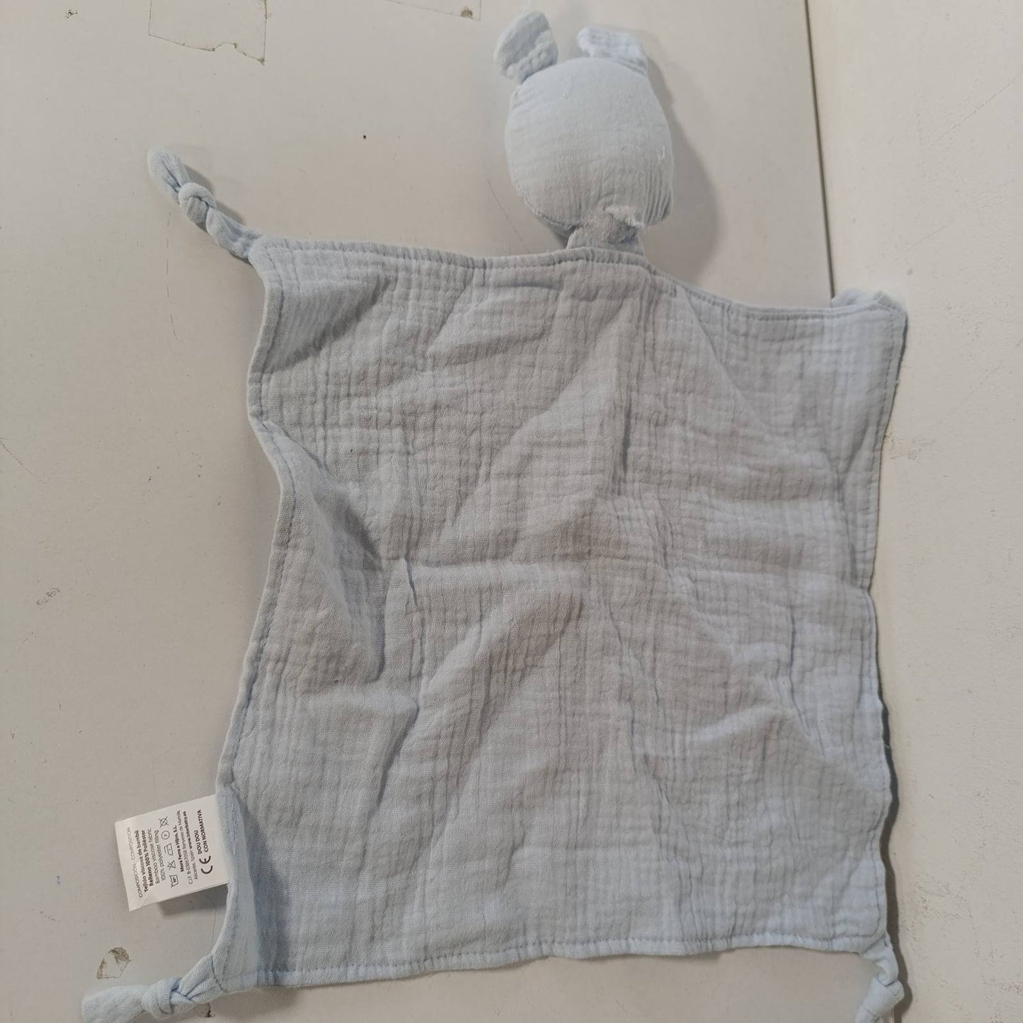 275914 - Batanije përqafimi Muslin me Kokë Ariu - Blu Doudou