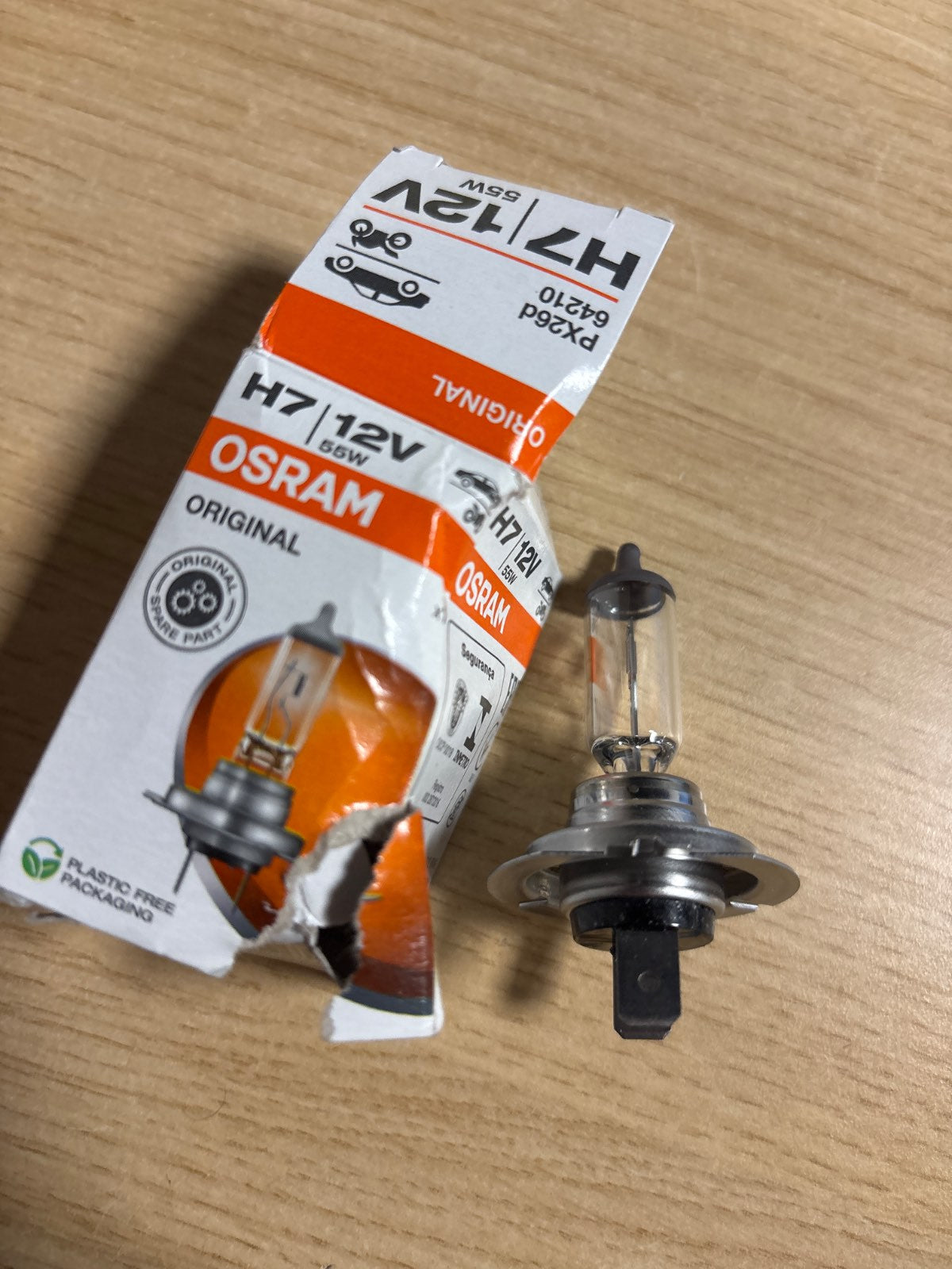 289355 - OSRAM Llambë, portokalli, kuti e palosshme