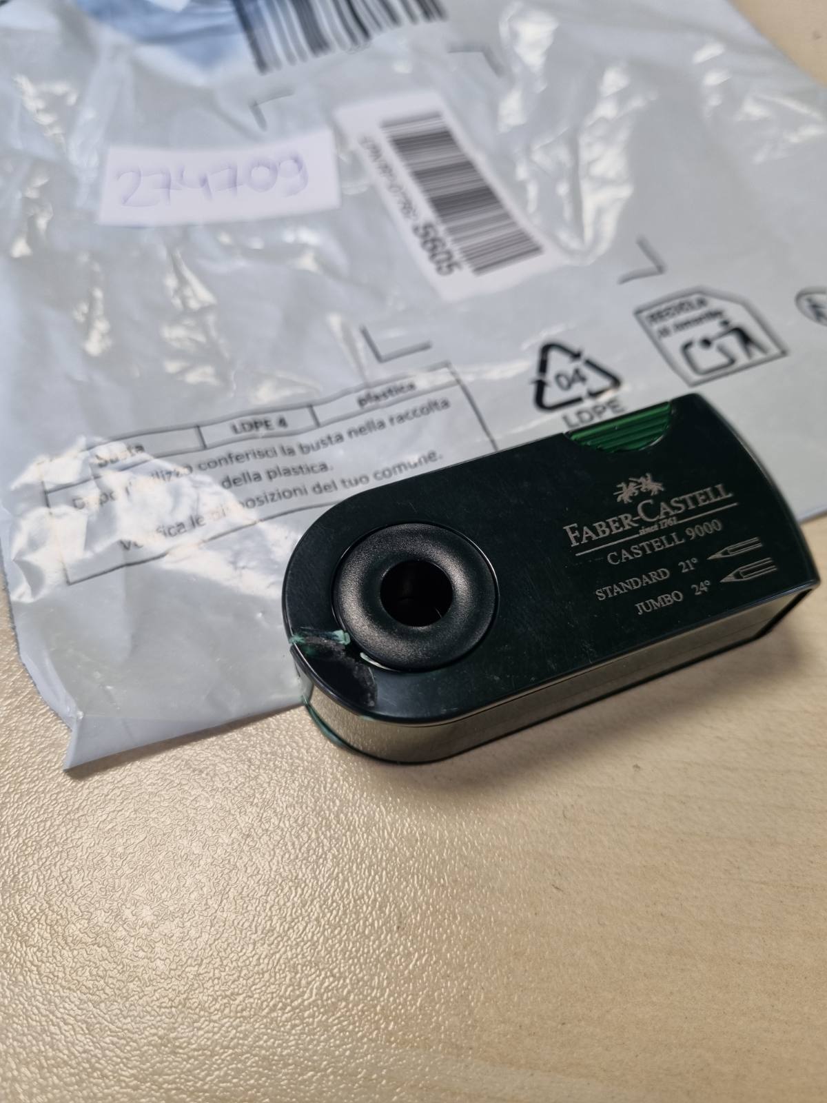 274709 - FABER-CASTELL 582800 - Mprehëse e dyfishtë 9000, jeshile