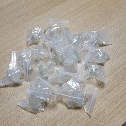 300656 - ARMATUSE 42 palë mbrojtëse thembrash për taka të larta, 3 madhësi, mbulesa ndaluese thembrash për dasma dhe raste zyrtare (transparente).