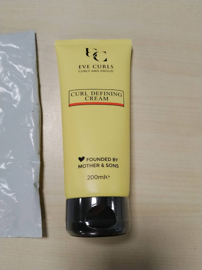 289931 - EVE CURLS Krem Përcaktues Kaçurrelash 200ml | Hidratim dhe kundër kaçurrelave | Stilim për flokë kaçurrela